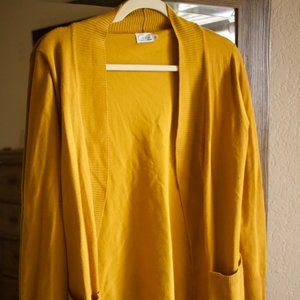 Mustard Colored Cardigan - Cielo